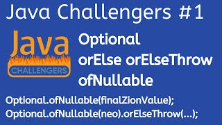 Java 9 Optional orElse orElseGet ofNullable orElseThrow filter map