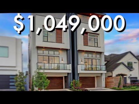 INSIDE A $1,049,000 MUST SEE LUXURY HOME | 2 BALCONIES & ROOF DECK | MODERN HOUSE TOUR HOUSTON