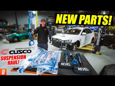 Building & Heavily Modifying a 2013 Mitsubishi Lancer EVO GSR - Part 6: Suspension OVERHAUL!