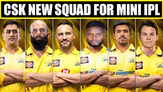 Mini IPL | Chennai Super Kings Final Squad | Chennai Super Kings New Team Mini IPL | All Teams Squad