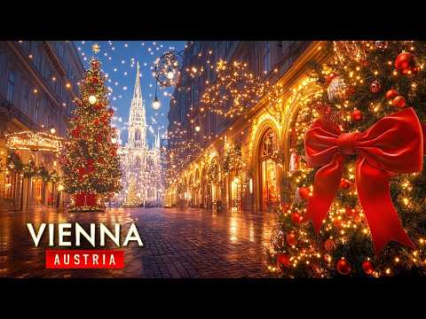 Vienna Christmas Market Walking Tour 2025 🎄 Austria 4K