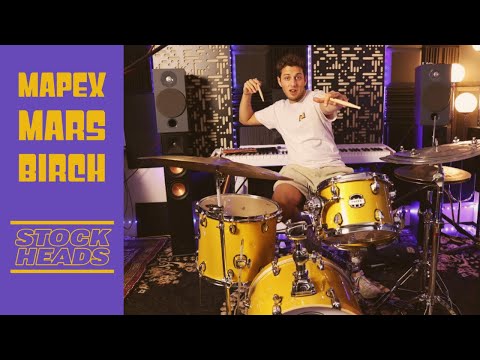 MOSTLY BOP DRUMS | Mapex Mars Birch Bop Kit STOCK | Jack Dratch | Sound Test/Demo | 18/10/14/5x14
