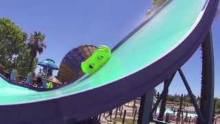 Waterworld Concord Halfpipe crash wipeout
