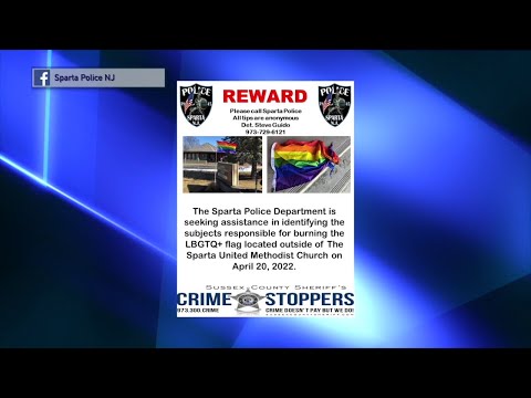 NJ Sparta LGBTQ + Flag Burned Outside Of A Church