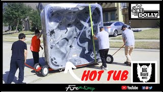 This is How Professionals Move a Hot Tub | Spa Dolly |