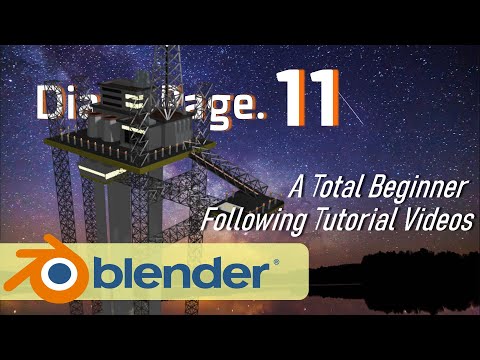 [Blender] Factory (Part1) - A Total Beginner Follows YouTube Tutorial Videos -11-