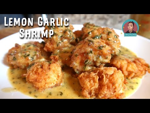 EASY CREAMY LEMON GARLIC SHRIMP RECIPE | HOW TO MAKE LEMON GARLIC SHRIMP