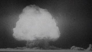 Archive footage of Hiroshima bombing