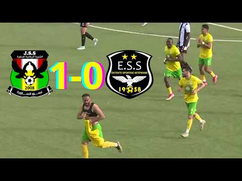 JS SAOURA VS ES SETIF (1-0), SUMMARY AND GOAL OF THE MATCH.