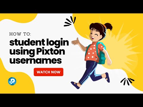 How students log in to Pixton using Pixton Usernames