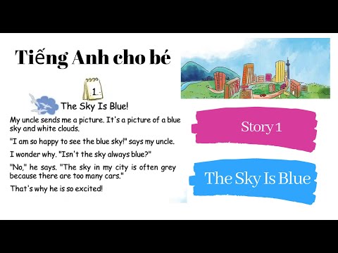 One Story A Day | The Sky Is Blue - Tiếng Anh cho trẻ em - Kể chuyện tiếng Anh