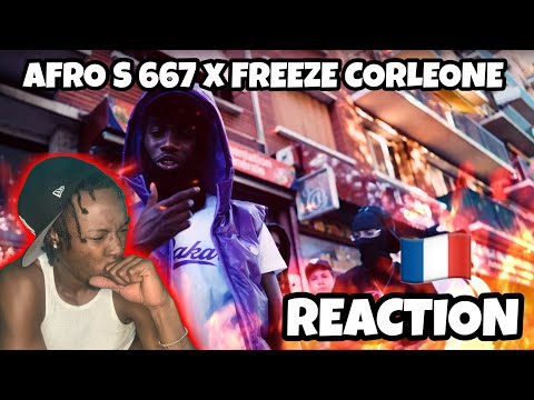 AMERICAN REACTS TO FRENCH DRILL RAP! Afro S 667 ft. Freeze Corleone 667 - C10 English Translation