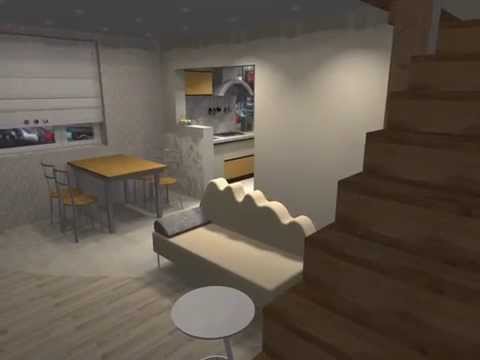 Prezentacja aranżacji mieszkania / wirtualny spacer po domu