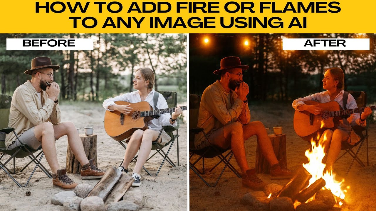 How to Add Fire or Flames to Any Image Using AI (Realistic)