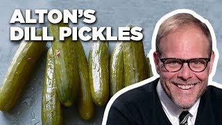 Alton Brown Makes Homemade Dill Pickles | Good Eats | Food Network