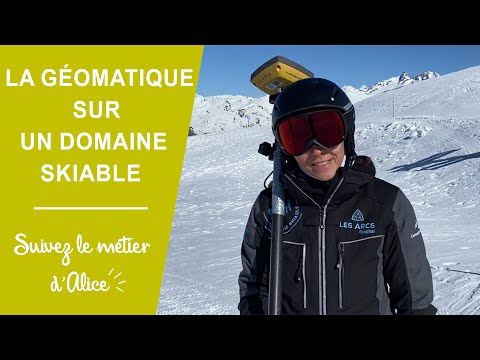 [GÉOMATICIENNE] ⛷ sur le domaine skiable Les Arcs