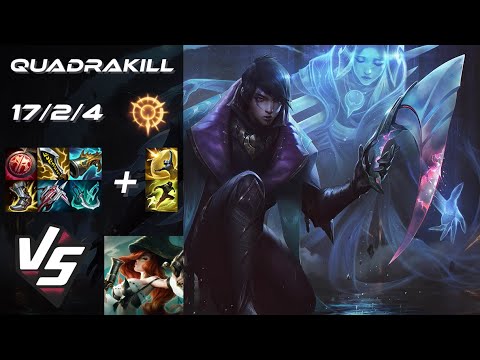 BOTTOM Aphelios vs Miss Fortune [QUADRAKILL] - EU Grandmaster Patch 25.24