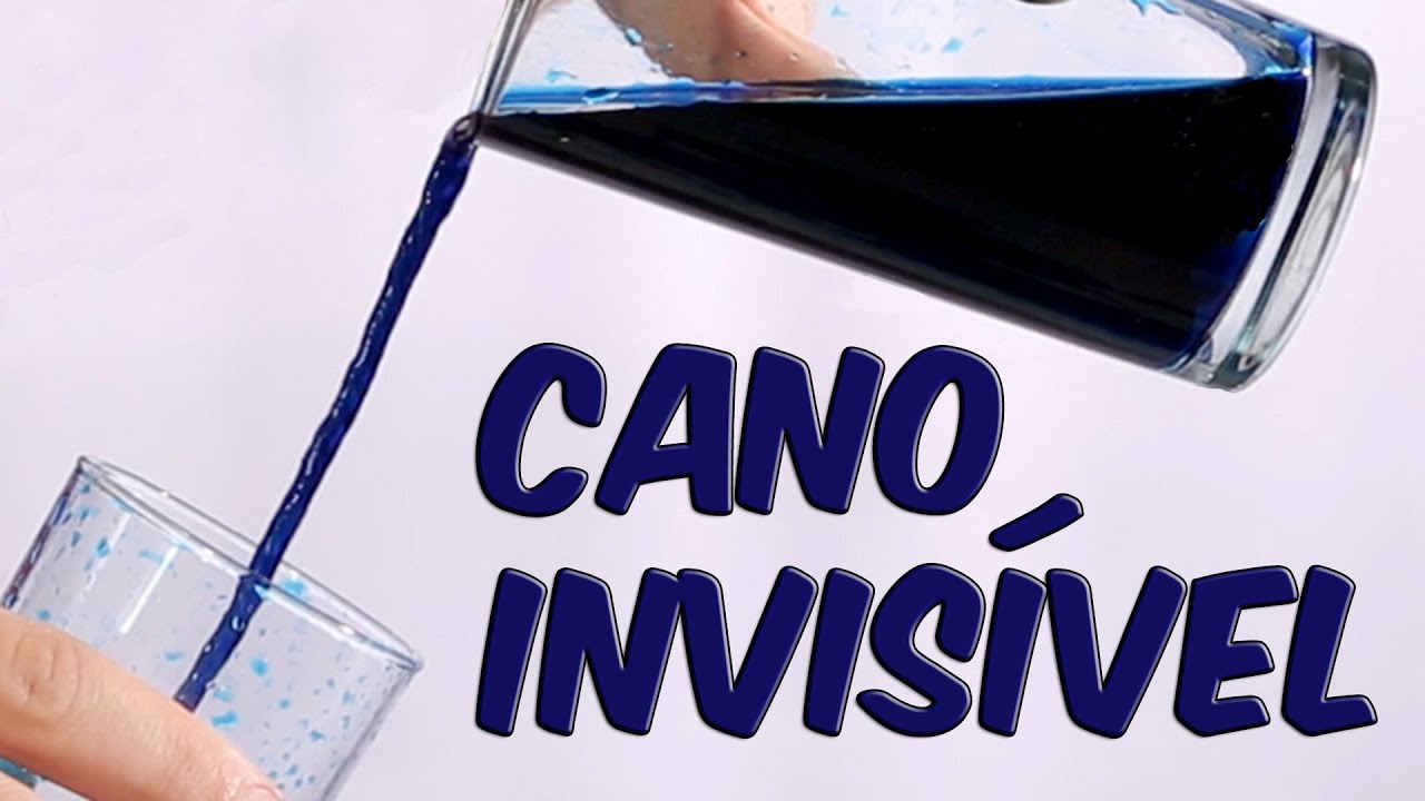 Água que viaja no cano invisível