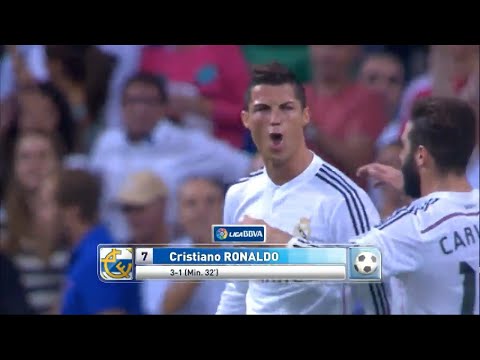 REAL MADRID vs ELCHE 2014 | 5-1 | La Liga BBVA | 09/23/2014 | Goals & Highlights | Ronaldo 4 Goals |