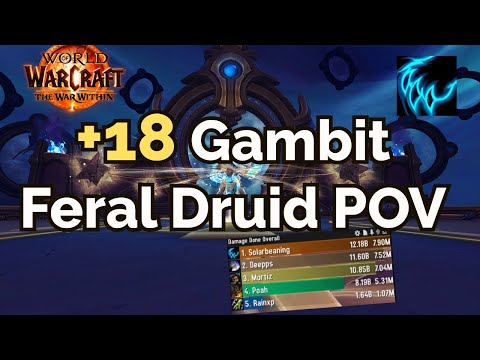 +18 Gambit - Feral Druid POV - TWW S3