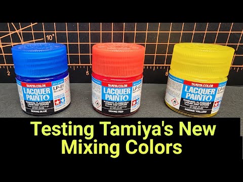 Testing Tamiya's New Mixing Paints
