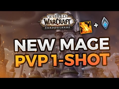 💥Fire Mage INSANE New 1-Shot Build 25K Crits | Shadowlands PVP 9.0