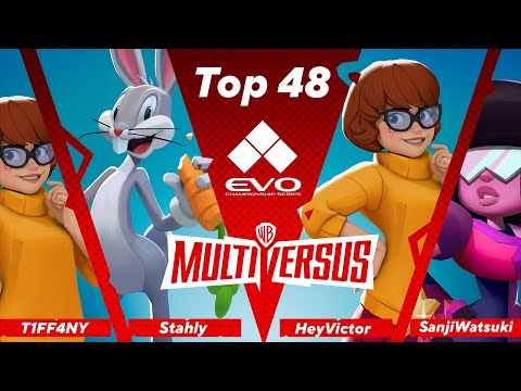 T1FF4NY & Stahly Vs. HeyVictor & SanjiWatsuki | Top 48 | MultiVersus EVO 2022