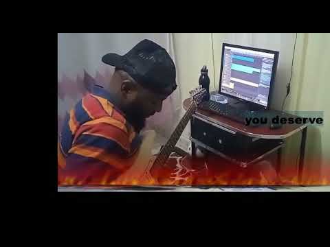 "My first time to play lead guitar 🙈