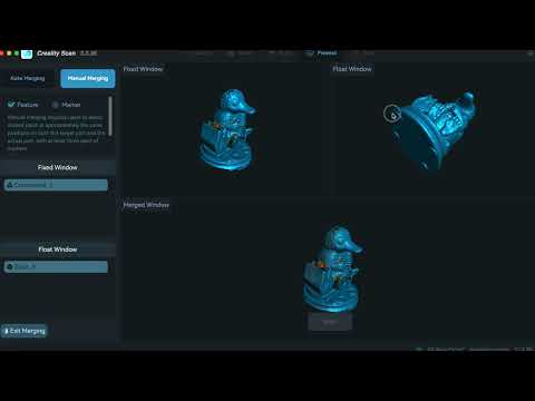 Creality Scan - How To Merge Scans