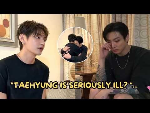 30 Minutes Ago! TAEHYUNG REVEALS HIS HEALTH! Jungkook BREAKS DOWN IN TEARS on Weverse LIVE!