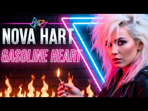 Nova Hart - 'Gasoline Heart' (Official Lyric Video) | 80s Female Hard Rock