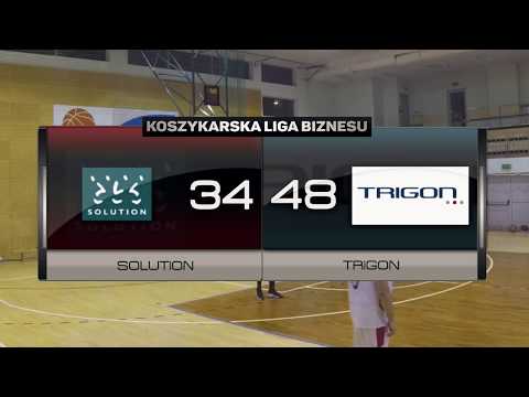 Solution vs Trigon - II kolejka - Warszawa - Koszykarska Liga Biznesu