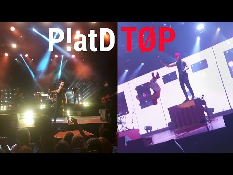 TWENTY ØNE PILØTS and Panic! at the Disco FRONT ROW Concert Roadtrip /Vlog