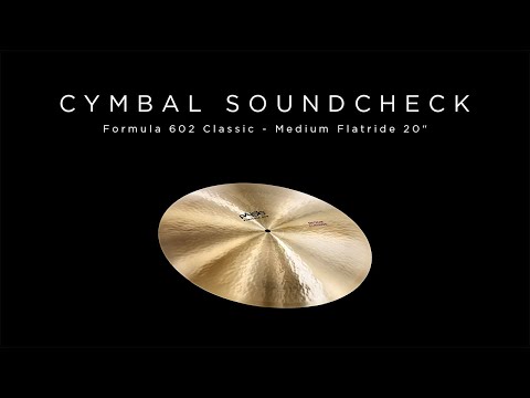PAISTE CYMBAL SOUNDCHECK - Formula 602 Medium Flatride 20"