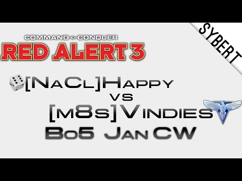 [NaCl]Happy vs [m8s]Vindies - Jan Clan Wars - Red Alert 3