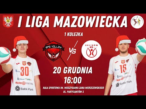 🏐 I LIGA MAZOWIECKA: SPS VOLLEY OSTROŁĘKA - KS HALINÓW ⚫🔴