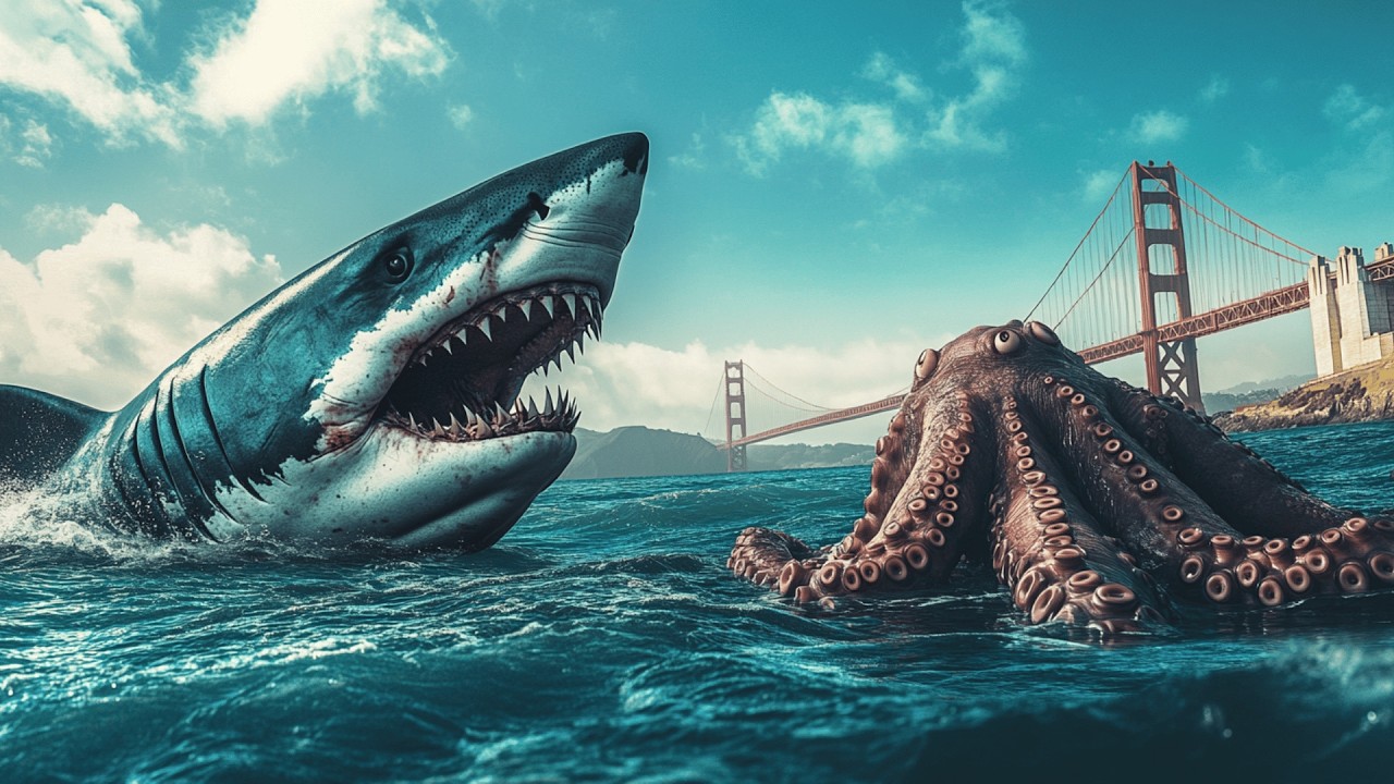 Película accion aventura | Monstruos del océano invaden la costa | Peliculas completas en español