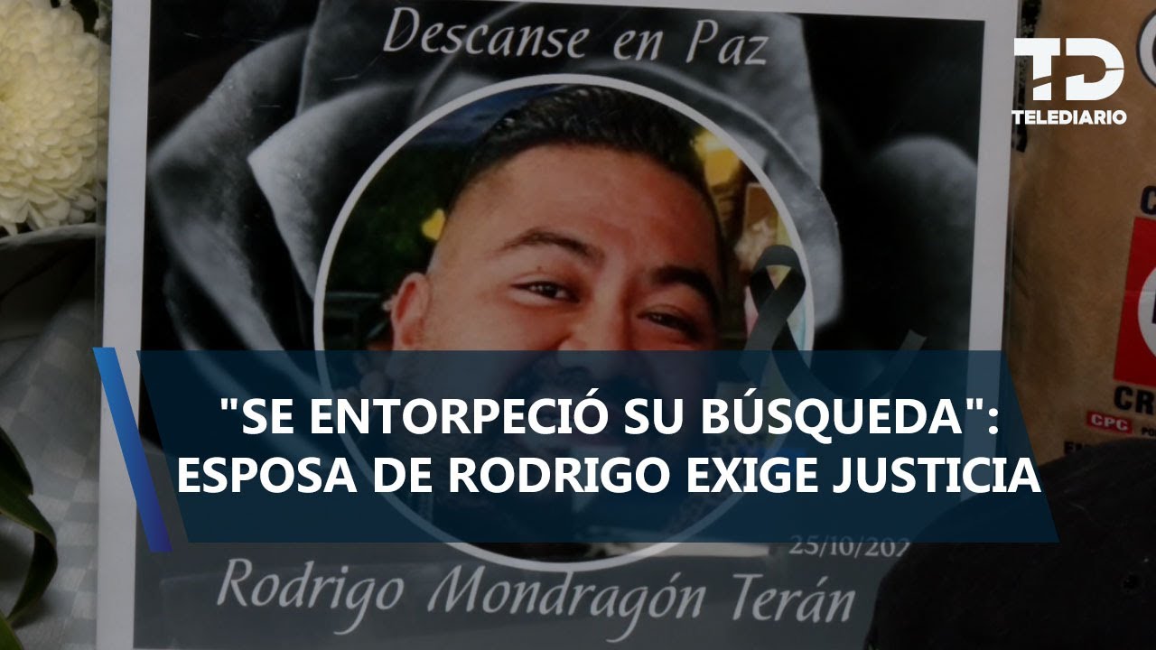 Esposa de Rodrigo Mondragón aclara cómo fueron las horas en las que estuvo desaparecido