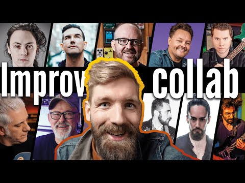 10 GUITARISTS IMPROVISE OVER THE SAME TRACK!