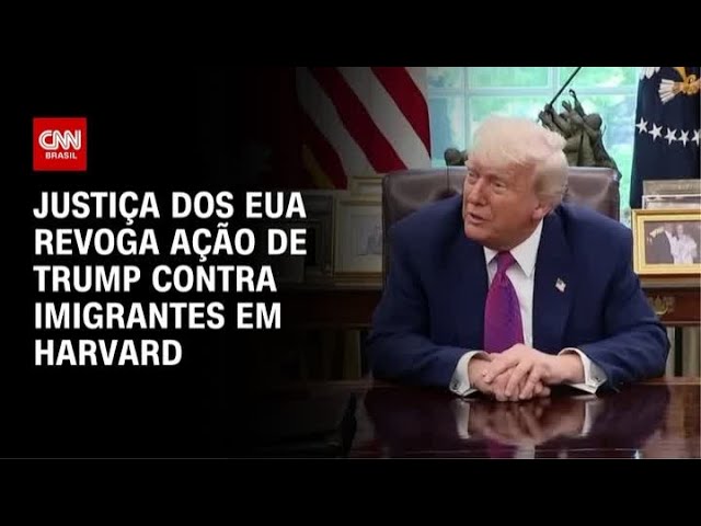 Justiça derruba ação do governo Trump contra Harvard | CNN PRIME TIME