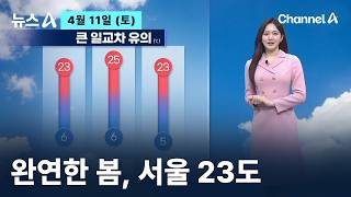 [날씨]완연한 봄, 서울 23도…큰 일교차 유의