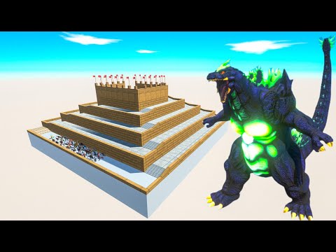 Escape From Super Godzilla - Last Survivor - Uphill Course | Animal Revolt Battle Simulator