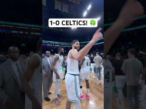 Celtics win Game 1 in a CRAZY overtime finish! #Shorts