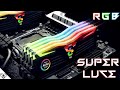 Модуль памяти для компьютера DDR4 16GB (2x8GB) 3000 MHz Super Luce Black RGB Sync LED GEIL GLS416GB3000C16ADC - відео