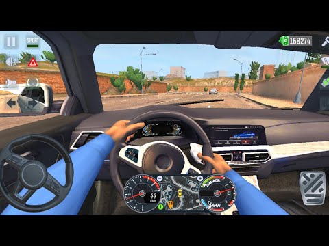 BMW Sports Car Uber Driver - City Car Driving Games l Texi Sim 2022 Gameplay