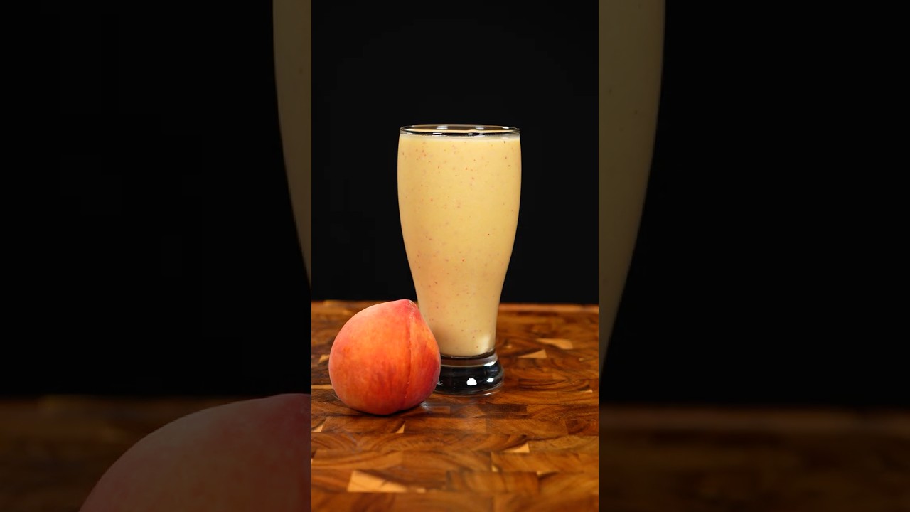 “𝐀𝐋𝐏𝐄𝐀𝐊𝐔𝐋𝐓” 𝐒𝐌𝐎𝐎𝐓𝐇𝐈𝐄 | Probiotic Peach Yakult Drink #shorts