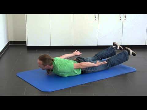 Übung der Woche Ausgabe 31 - Kräftigung der Rückenstreckmuskulatur und Nackenmuskulatur