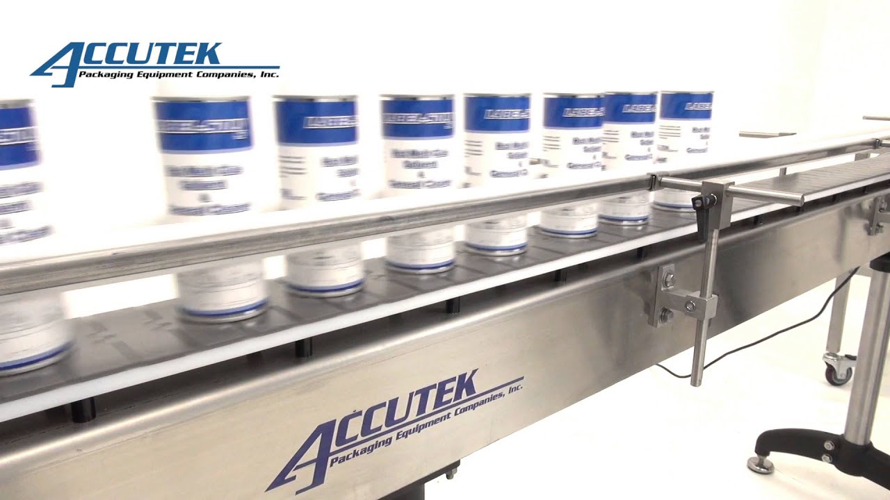 AccuVeyor 4 - Product Conveyor System - Accutek Packaging Equipment Companies