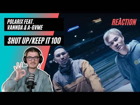 Farang (German) react to POLARIX - SHUT UP/KEEP IT 100 FEAT. VANNDA & A-GVME in English