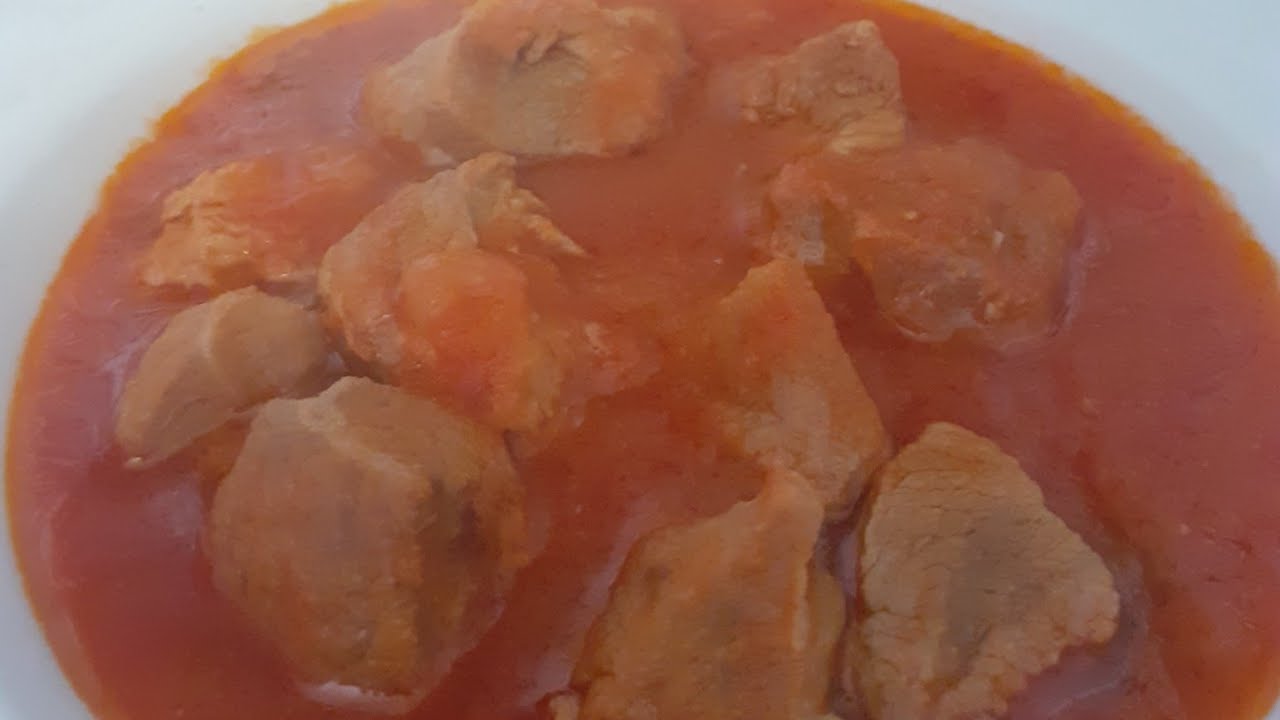 CARNE CON TOMATE en olla express!